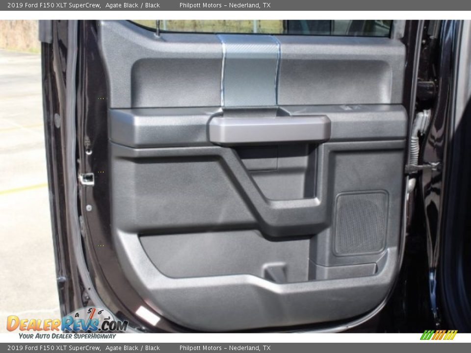 2019 Ford F150 XLT SuperCrew Agate Black / Black Photo #17