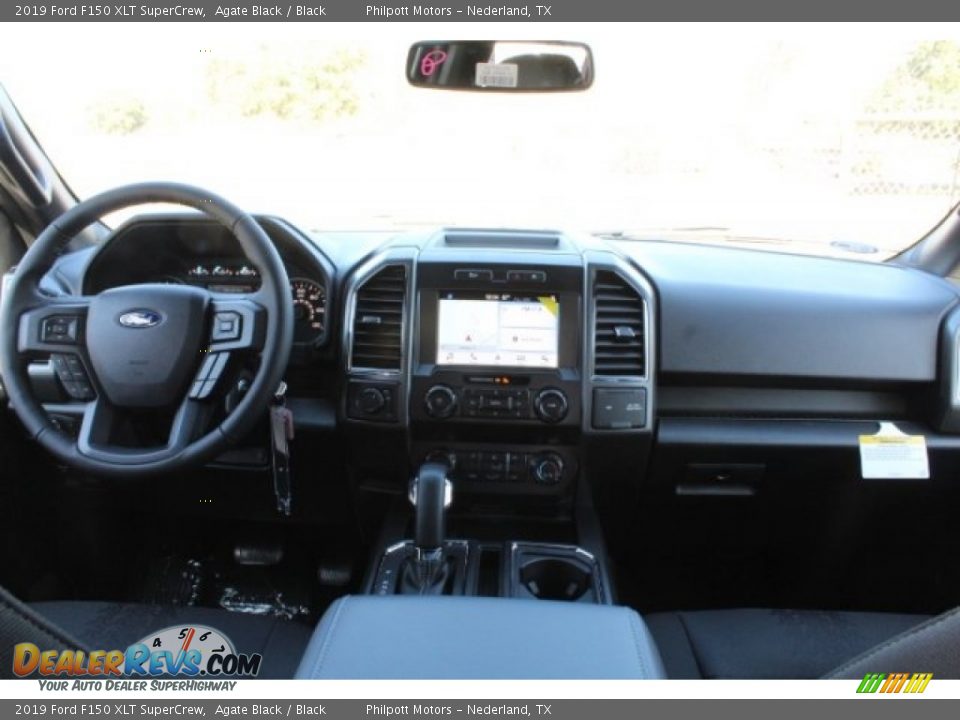 2019 Ford F150 XLT SuperCrew Agate Black / Black Photo #19