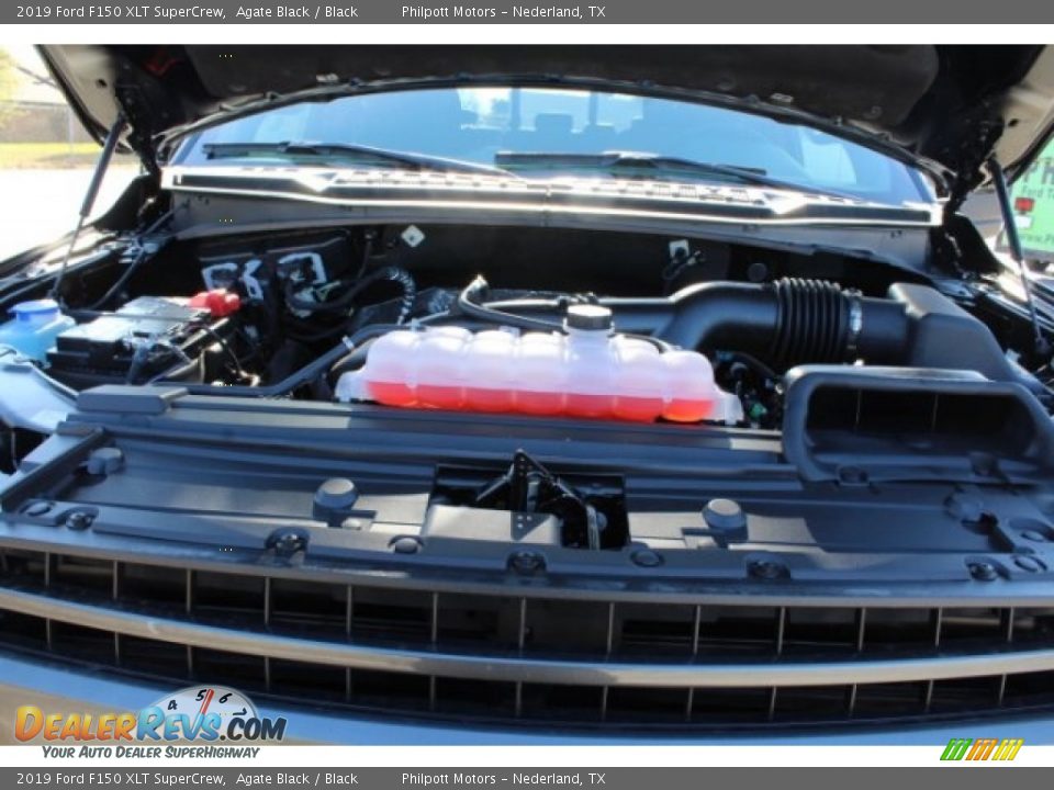 2019 Ford F150 XLT SuperCrew Agate Black / Black Photo #22