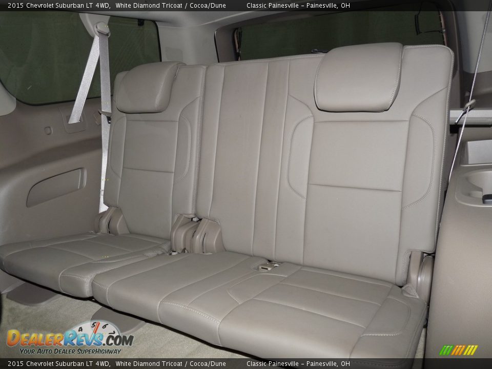 2015 Chevrolet Suburban LT 4WD White Diamond Tricoat / Cocoa/Dune Photo #10