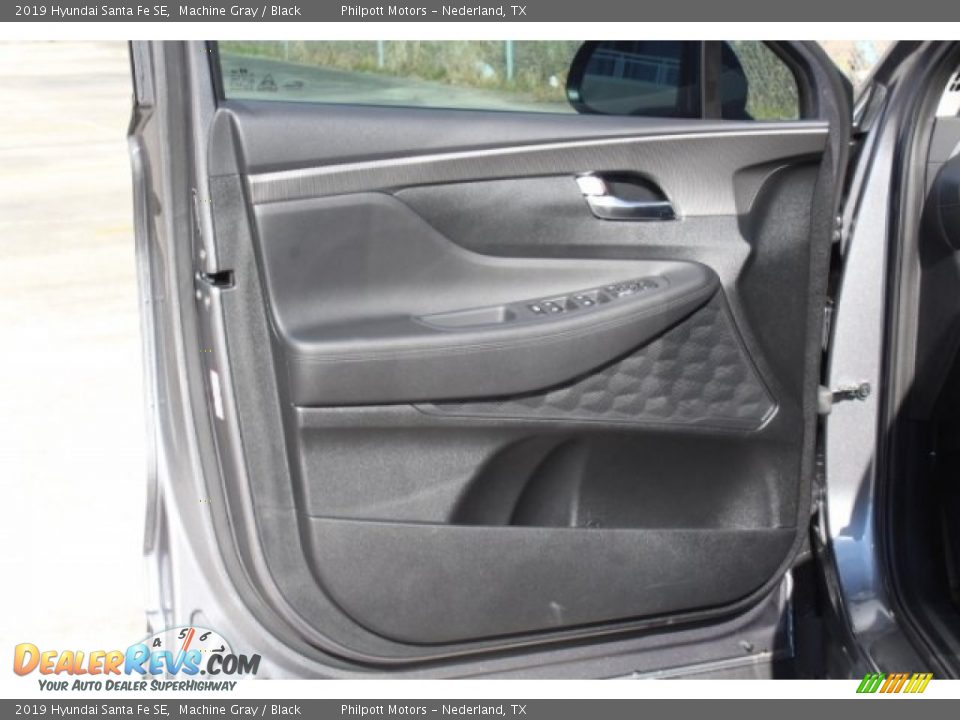 2019 Hyundai Santa Fe SE Machine Gray / Black Photo #11