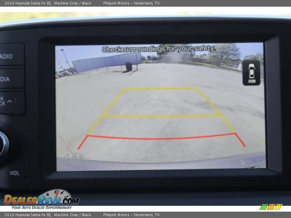 2019 Hyundai Santa Fe SE Machine Gray / Black Photo #14