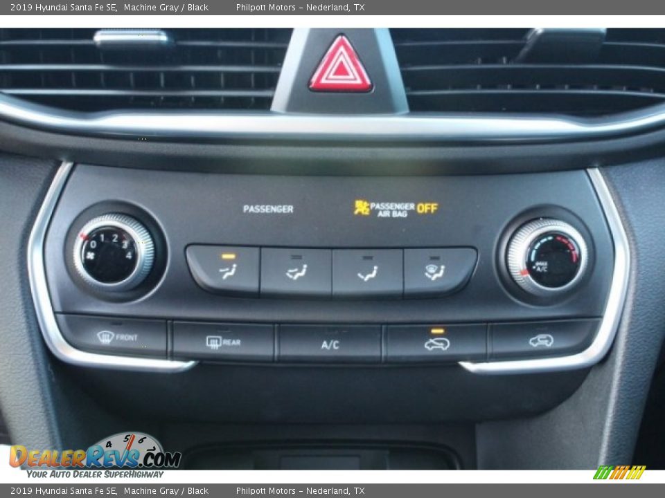 2019 Hyundai Santa Fe SE Machine Gray / Black Photo #15