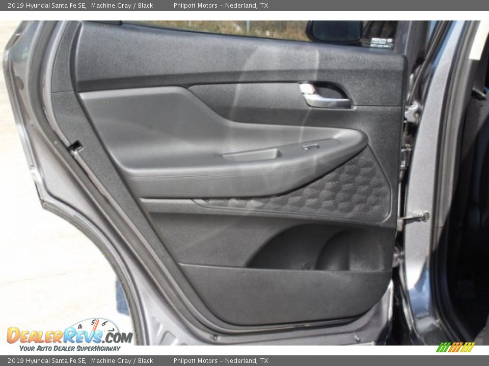 2019 Hyundai Santa Fe SE Machine Gray / Black Photo #18