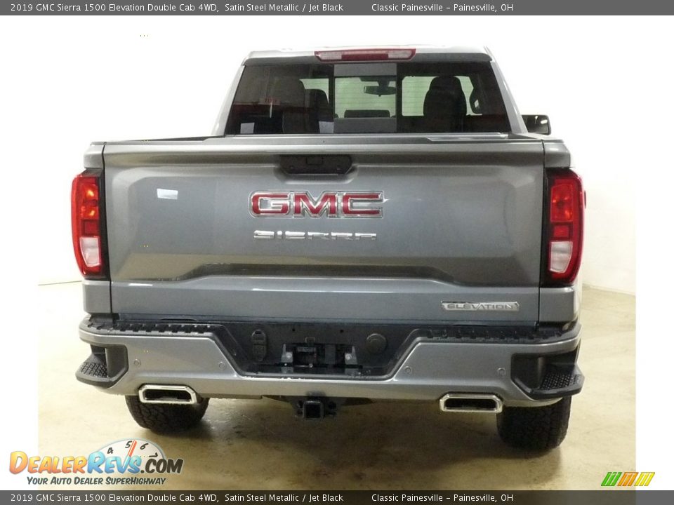 2019 GMC Sierra 1500 Elevation Double Cab 4WD Satin Steel Metallic / Jet Black Photo #3