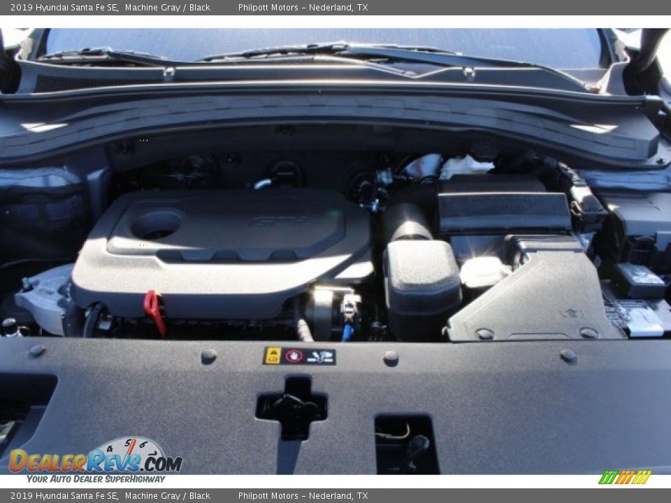 2019 Hyundai Santa Fe SE Machine Gray / Black Photo #23