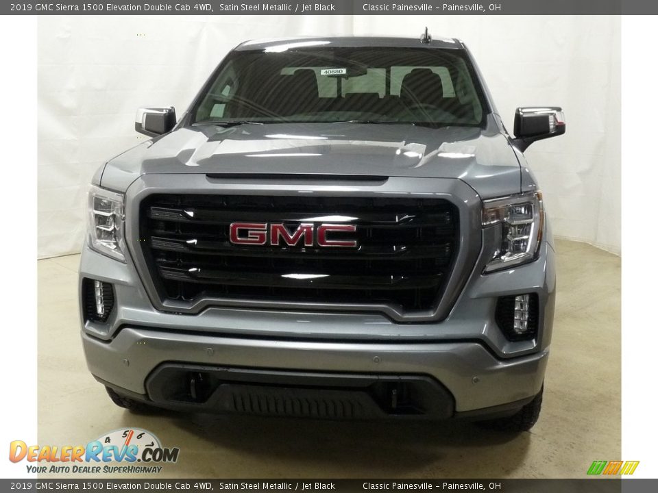 2019 GMC Sierra 1500 Elevation Double Cab 4WD Satin Steel Metallic / Jet Black Photo #4