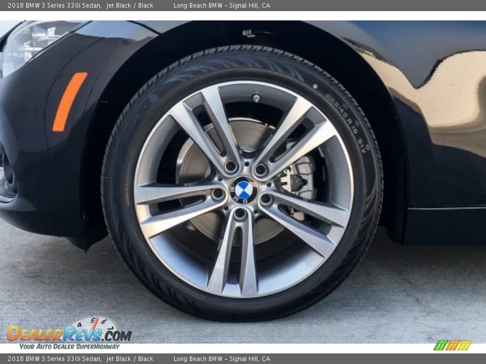 2018 BMW 3 Series 330i Sedan Jet Black / Black Photo #9