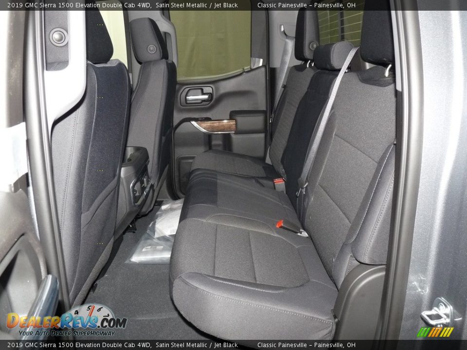 Rear Seat of 2019 GMC Sierra 1500 Elevation Double Cab 4WD Photo #7