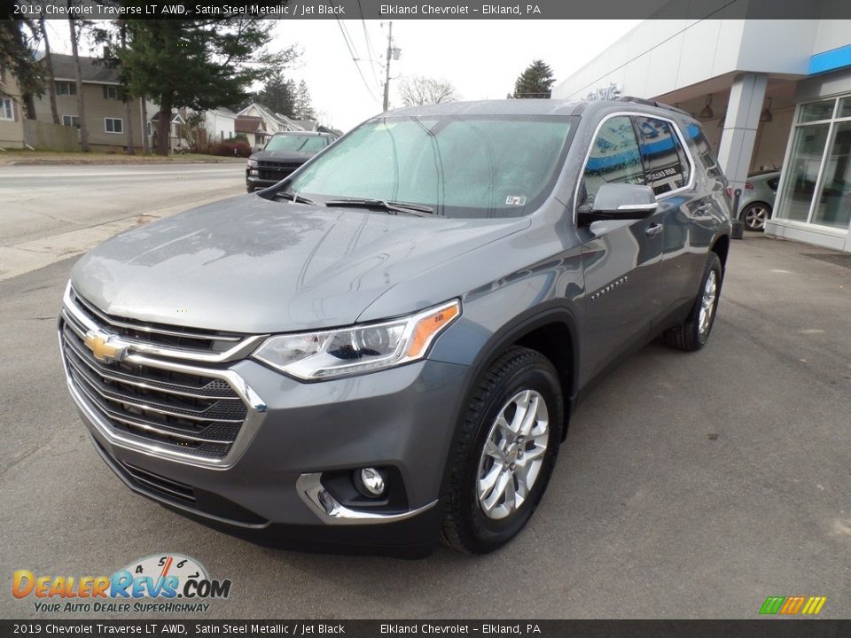 2019 Chevrolet Traverse LT AWD Satin Steel Metallic / Jet Black Photo #1