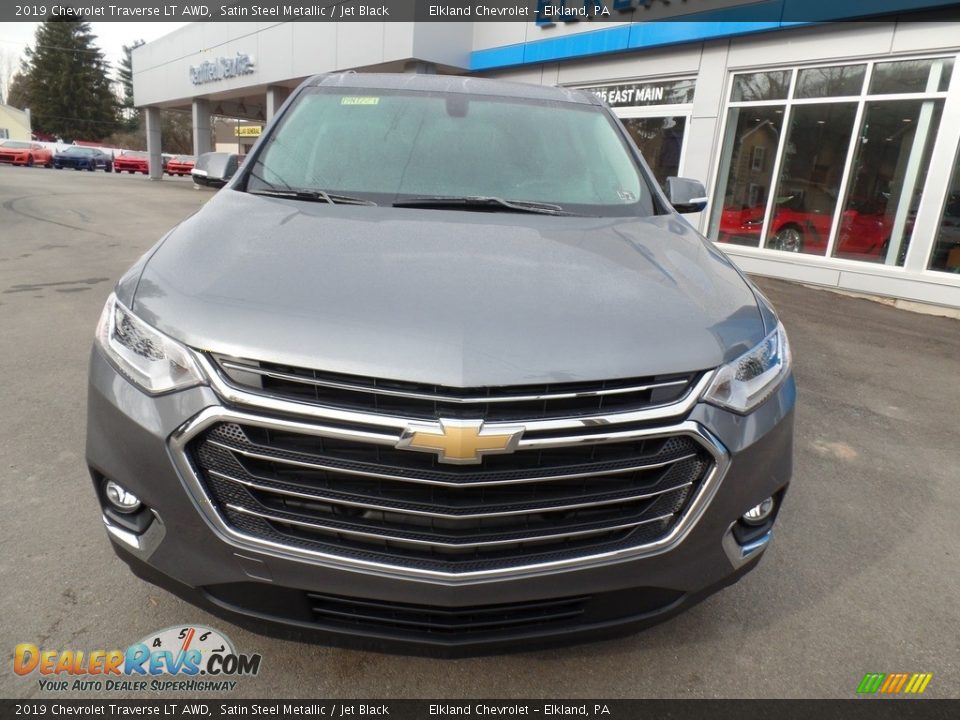 2019 Chevrolet Traverse LT AWD Satin Steel Metallic / Jet Black Photo #2