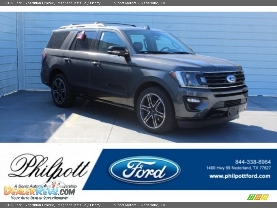 2019 Ford Expedition Limited Magnetic Metallic / Ebony Photo #1