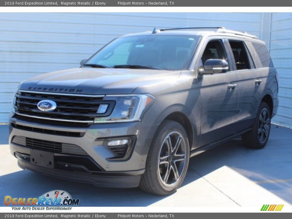 2019 Ford Expedition Limited Magnetic Metallic / Ebony Photo #4