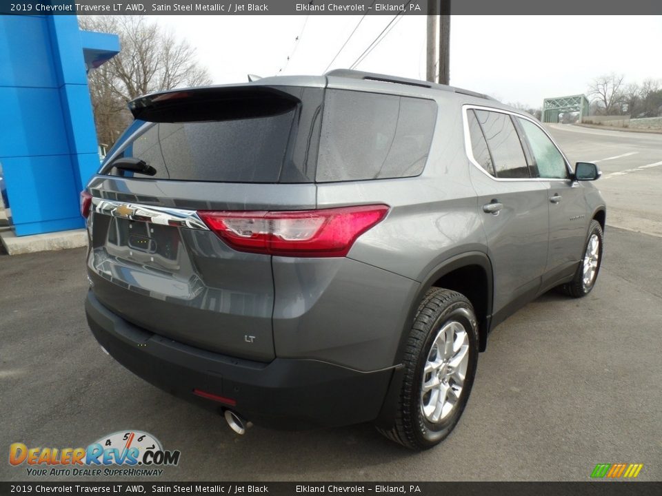 2019 Chevrolet Traverse LT AWD Satin Steel Metallic / Jet Black Photo #5
