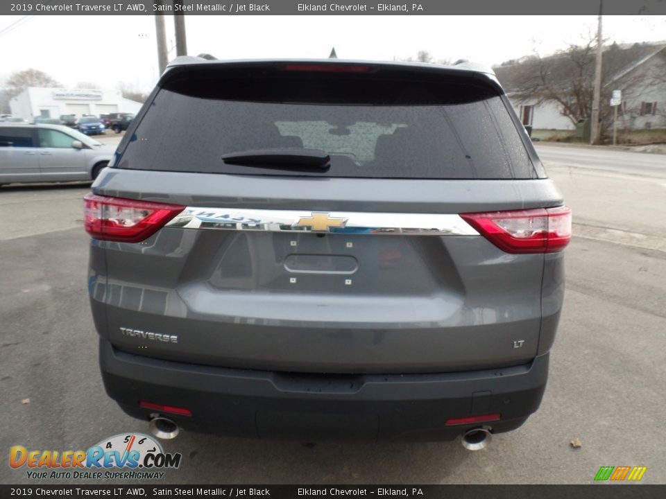 2019 Chevrolet Traverse LT AWD Satin Steel Metallic / Jet Black Photo #6