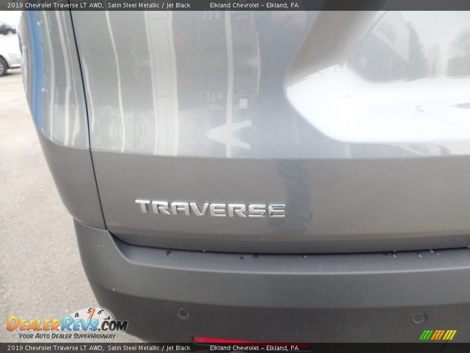 2019 Chevrolet Traverse LT AWD Satin Steel Metallic / Jet Black Photo #10