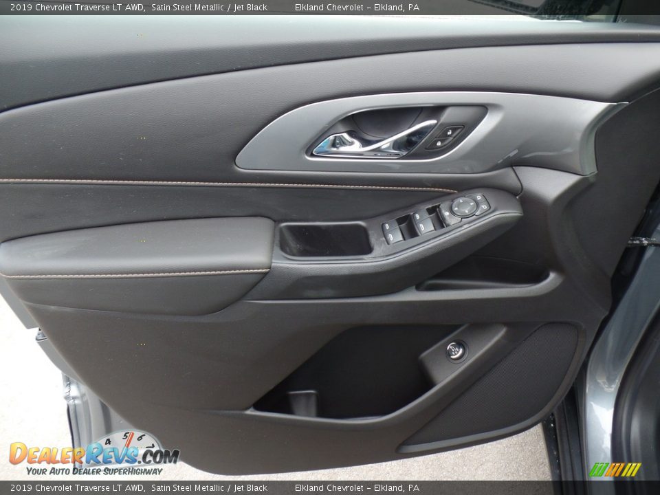 2019 Chevrolet Traverse LT AWD Satin Steel Metallic / Jet Black Photo #13
