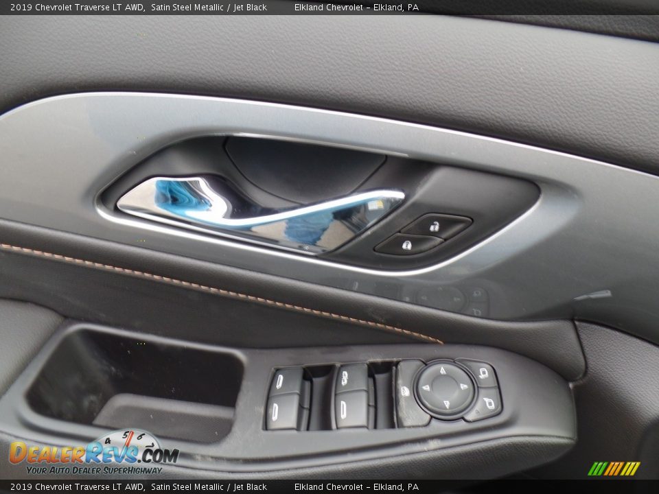 2019 Chevrolet Traverse LT AWD Satin Steel Metallic / Jet Black Photo #14