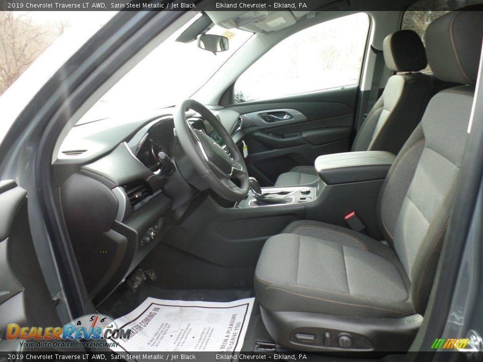2019 Chevrolet Traverse LT AWD Satin Steel Metallic / Jet Black Photo #16