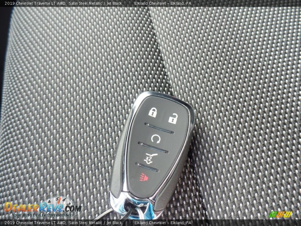 2019 Chevrolet Traverse LT AWD Satin Steel Metallic / Jet Black Photo #17