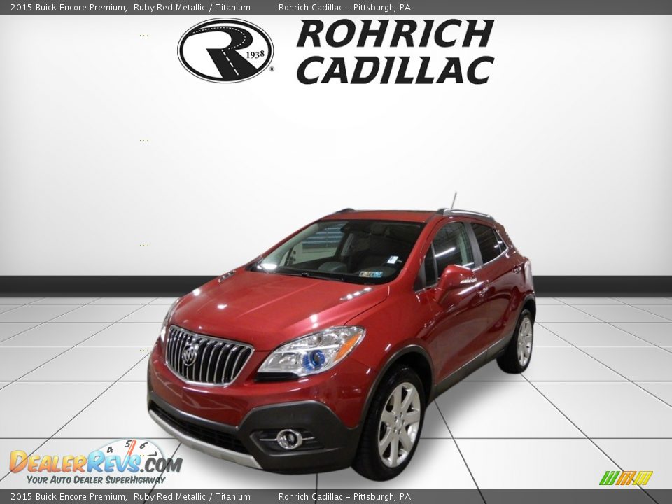 2015 Buick Encore Premium Ruby Red Metallic / Titanium Photo #1