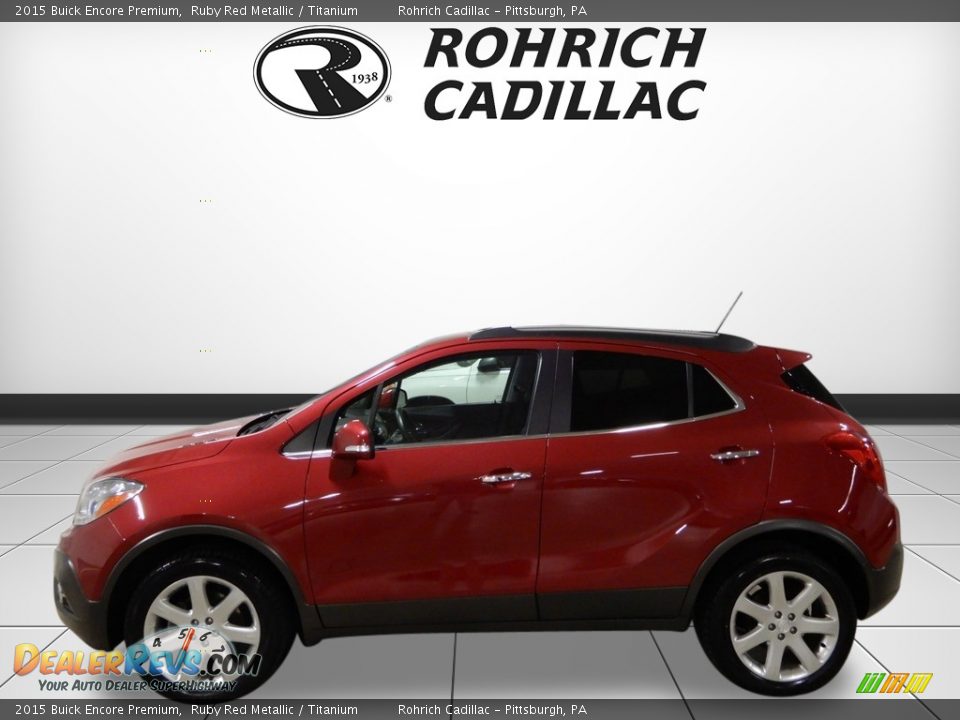 2015 Buick Encore Premium Ruby Red Metallic / Titanium Photo #2