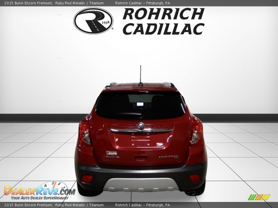 2015 Buick Encore Premium Ruby Red Metallic / Titanium Photo #4