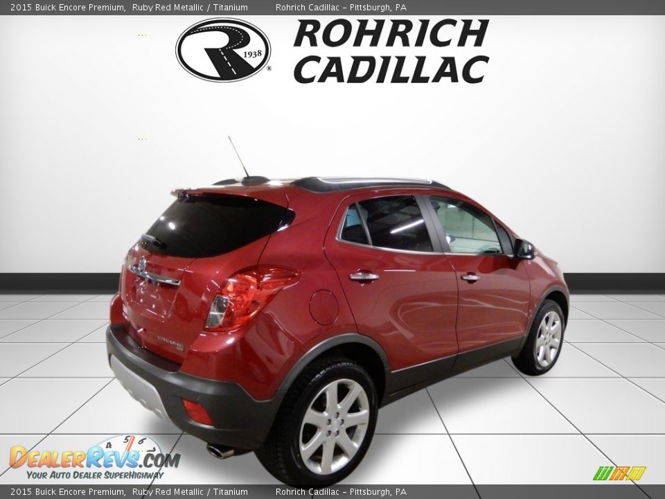 2015 Buick Encore Premium Ruby Red Metallic / Titanium Photo #5