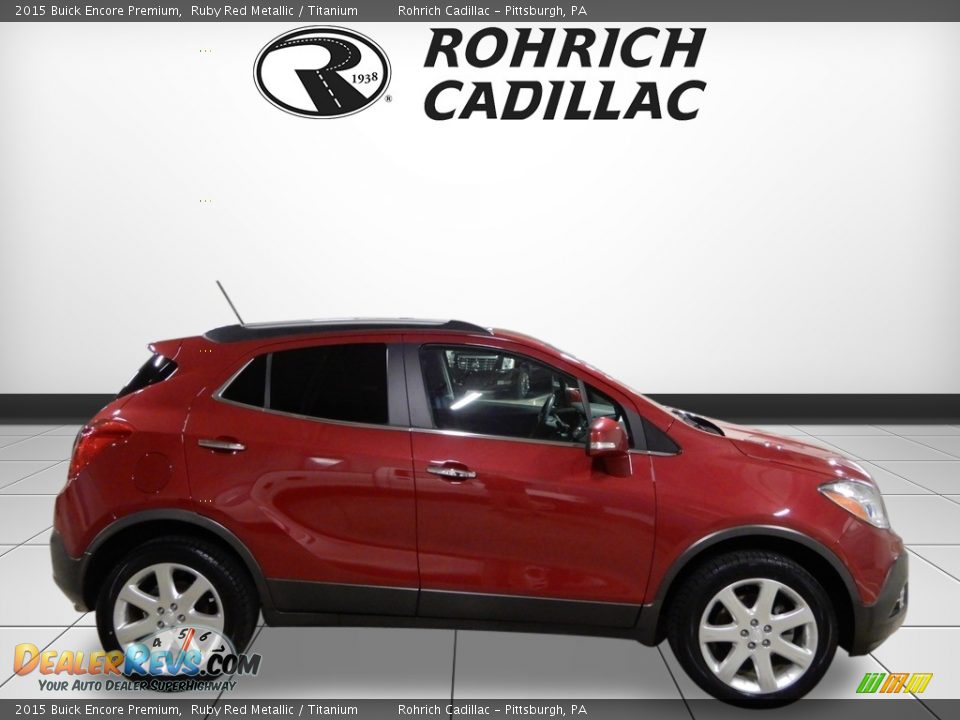 2015 Buick Encore Premium Ruby Red Metallic / Titanium Photo #6