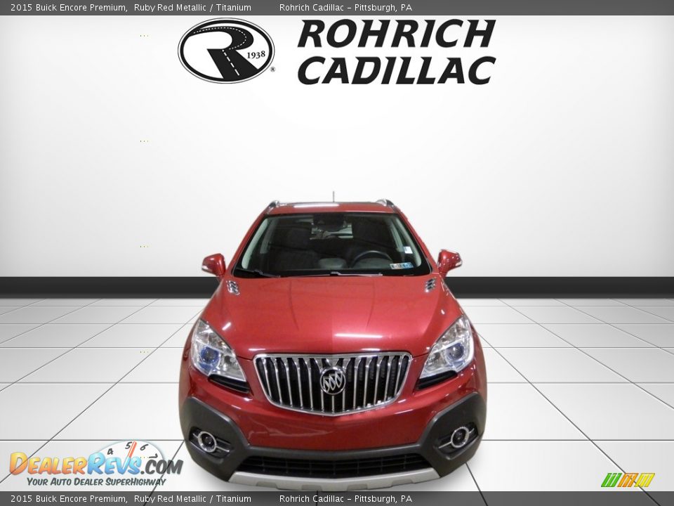 2015 Buick Encore Premium Ruby Red Metallic / Titanium Photo #8