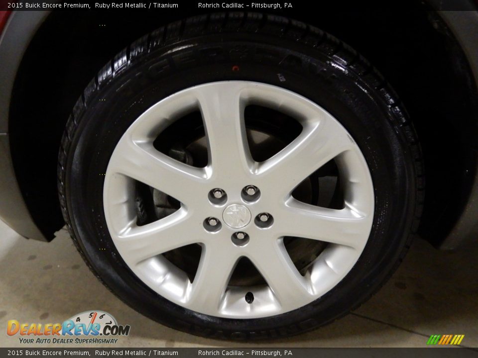 2015 Buick Encore Premium Ruby Red Metallic / Titanium Photo #9
