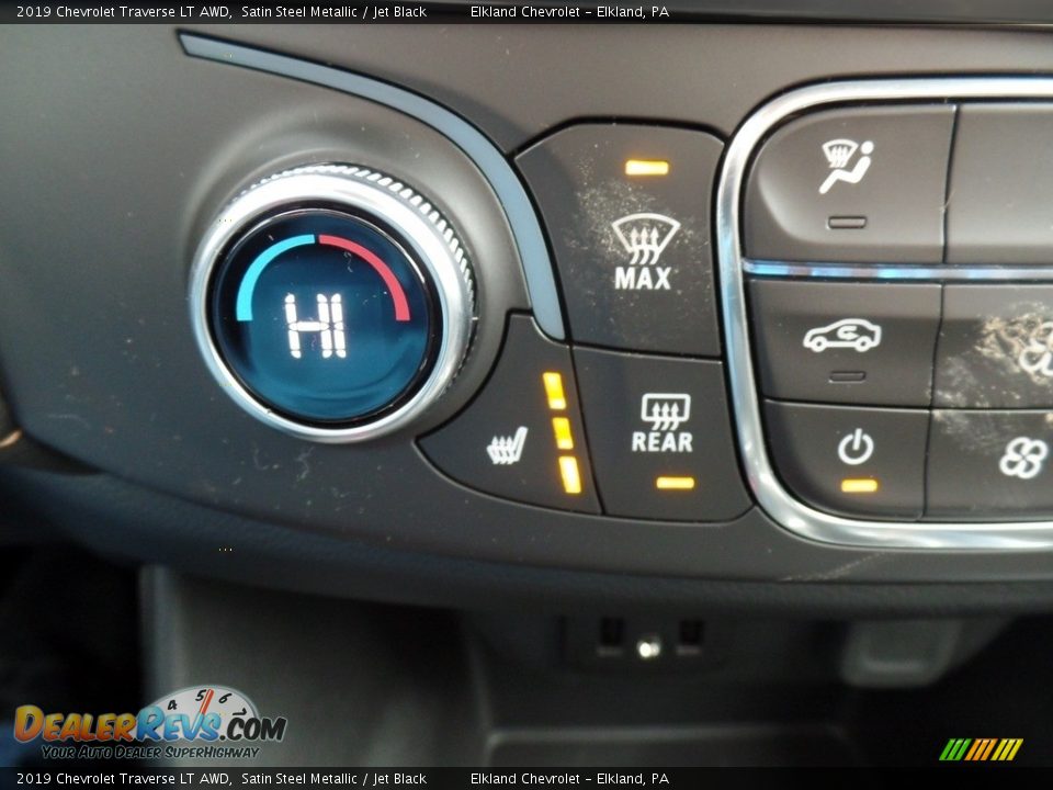 2019 Chevrolet Traverse LT AWD Satin Steel Metallic / Jet Black Photo #33