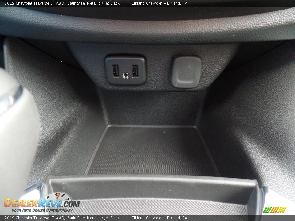 2019 Chevrolet Traverse LT AWD Satin Steel Metallic / Jet Black Photo #34