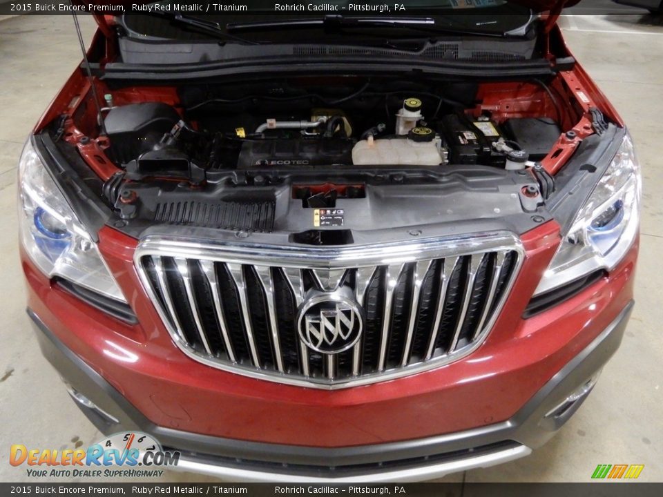 2015 Buick Encore Premium Ruby Red Metallic / Titanium Photo #10