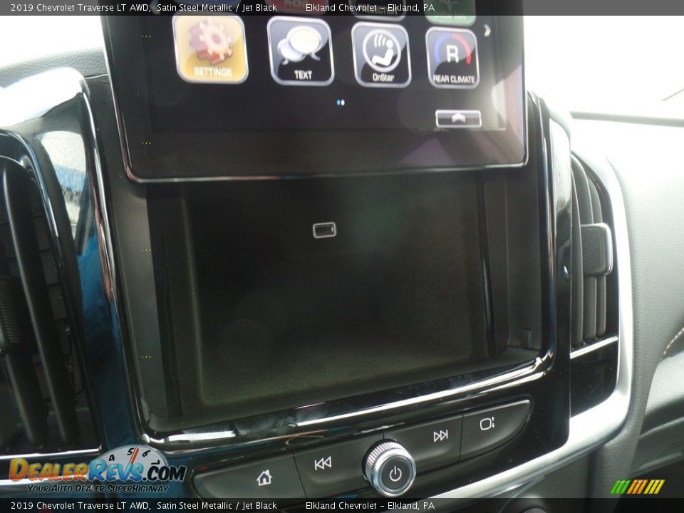2019 Chevrolet Traverse LT AWD Satin Steel Metallic / Jet Black Photo #35