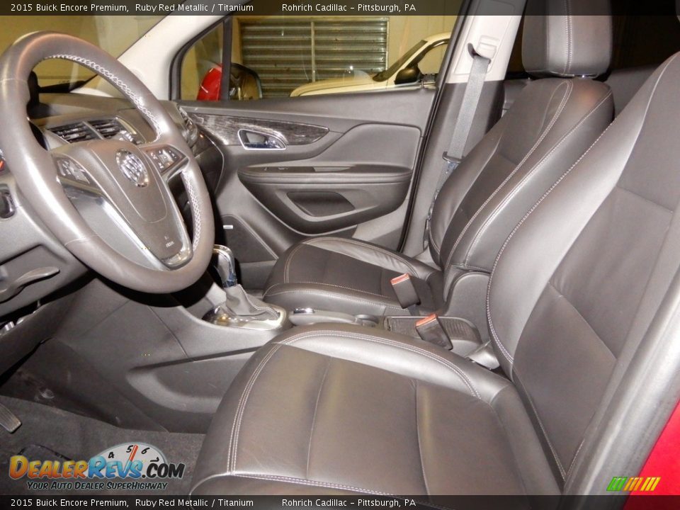 2015 Buick Encore Premium Ruby Red Metallic / Titanium Photo #11