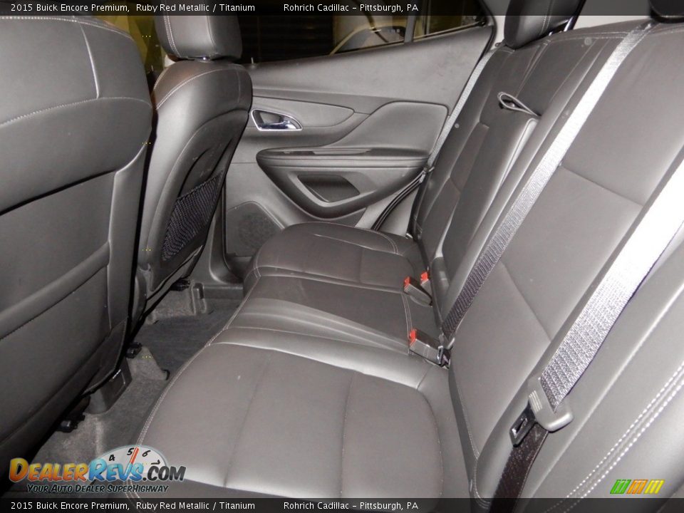 2015 Buick Encore Premium Ruby Red Metallic / Titanium Photo #12