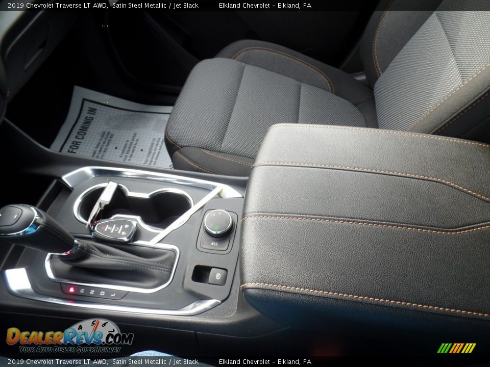 2019 Chevrolet Traverse LT AWD Satin Steel Metallic / Jet Black Photo #36