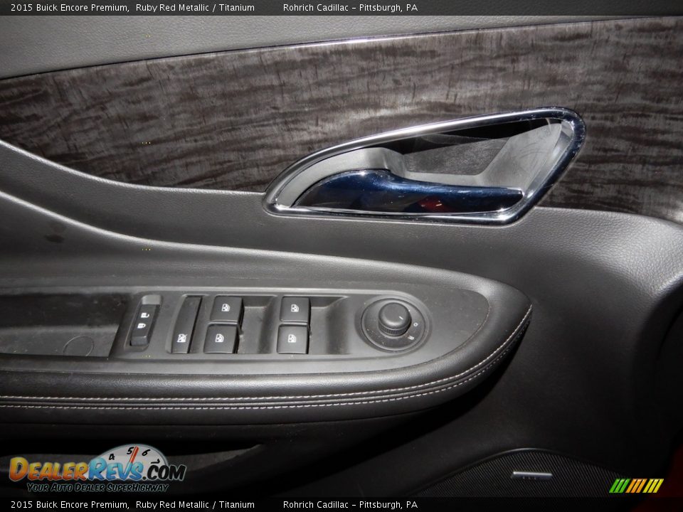 2015 Buick Encore Premium Ruby Red Metallic / Titanium Photo #15