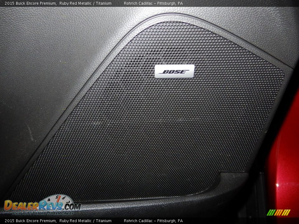 2015 Buick Encore Premium Ruby Red Metallic / Titanium Photo #16