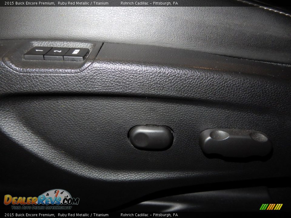 2015 Buick Encore Premium Ruby Red Metallic / Titanium Photo #18
