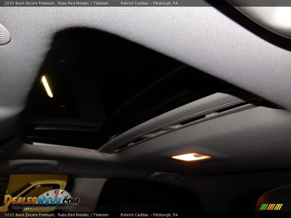 2015 Buick Encore Premium Ruby Red Metallic / Titanium Photo #19