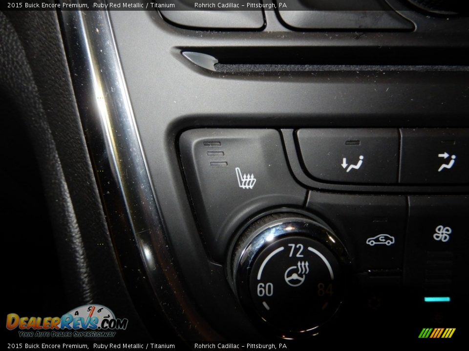 2015 Buick Encore Premium Ruby Red Metallic / Titanium Photo #20