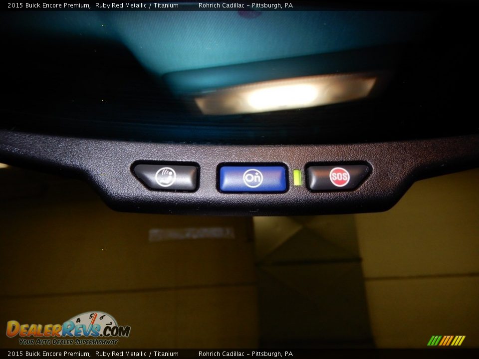 2015 Buick Encore Premium Ruby Red Metallic / Titanium Photo #21