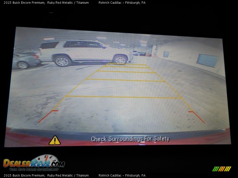 2015 Buick Encore Premium Ruby Red Metallic / Titanium Photo #23