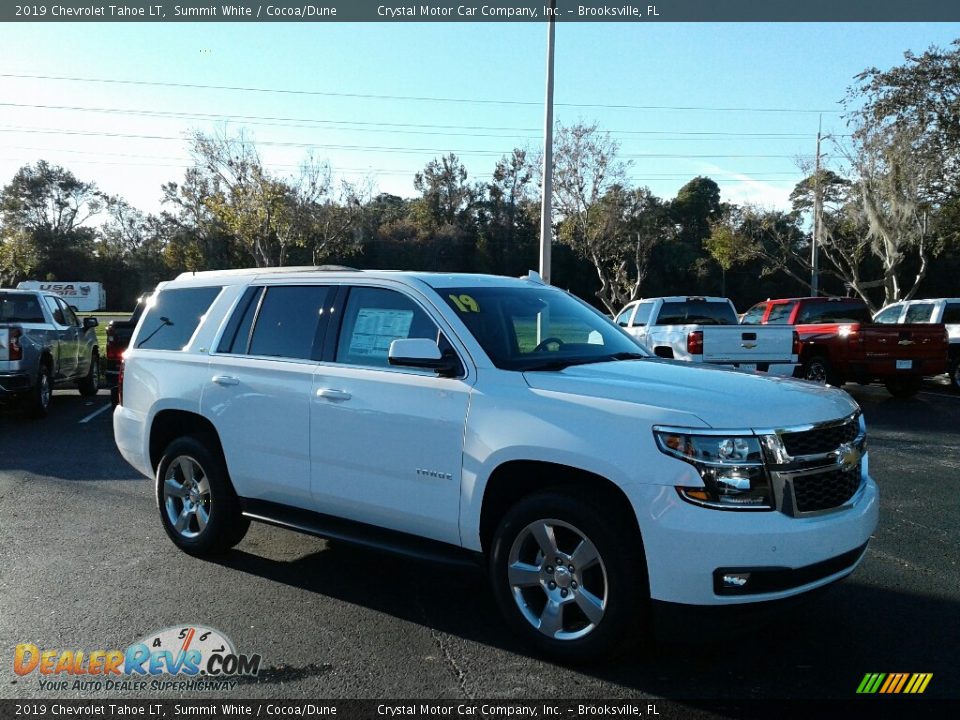 2019 Chevrolet Tahoe LT Summit White / Cocoa/Dune Photo #7