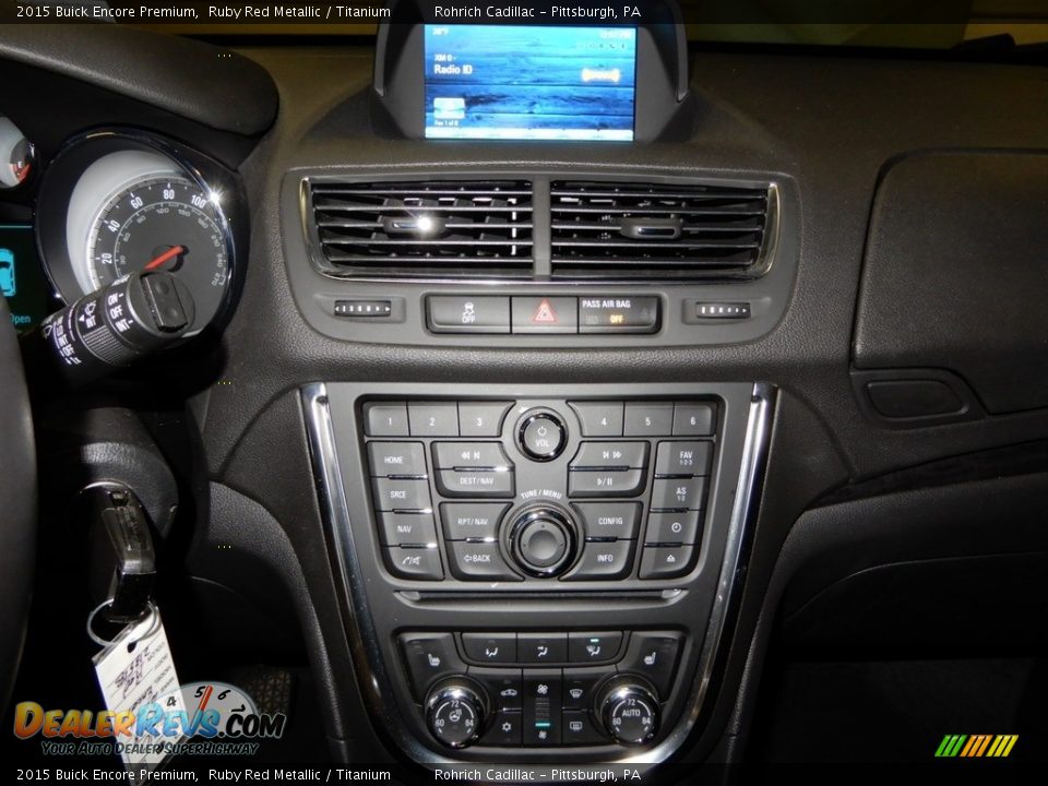 2015 Buick Encore Premium Ruby Red Metallic / Titanium Photo #24