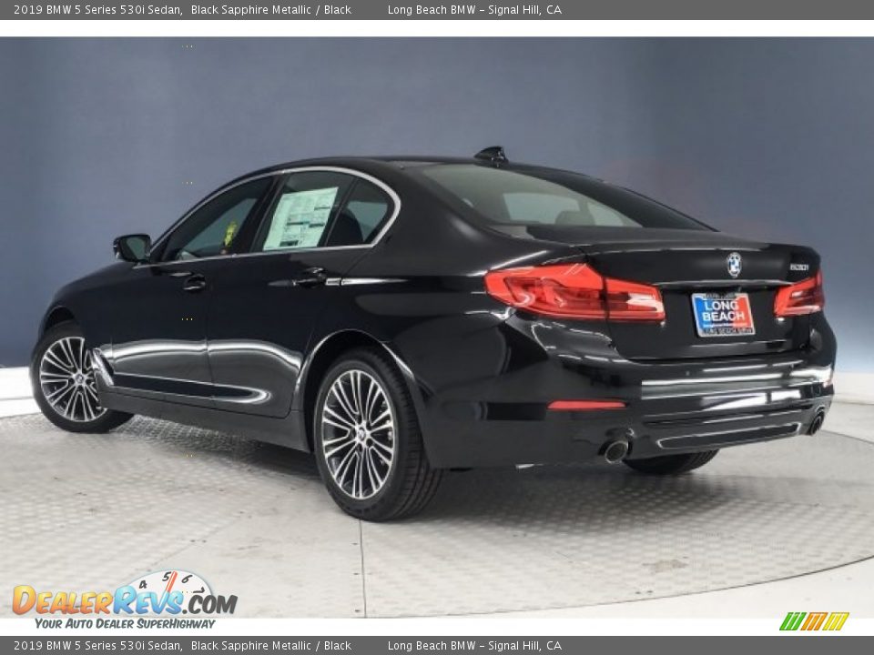 2019 BMW 5 Series 530i Sedan Black Sapphire Metallic / Black Photo #2
