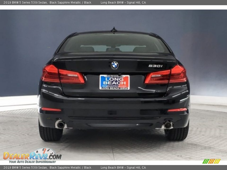 2019 BMW 5 Series 530i Sedan Black Sapphire Metallic / Black Photo #3