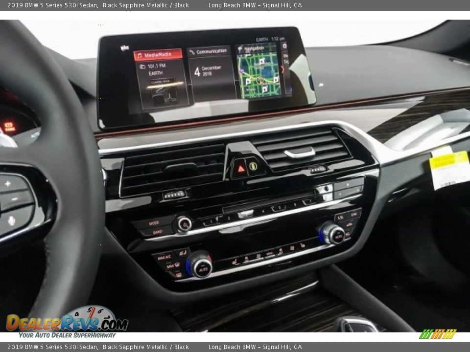 2019 BMW 5 Series 530i Sedan Black Sapphire Metallic / Black Photo #6